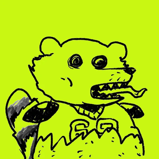 Rekt Rascals grinning character artwork